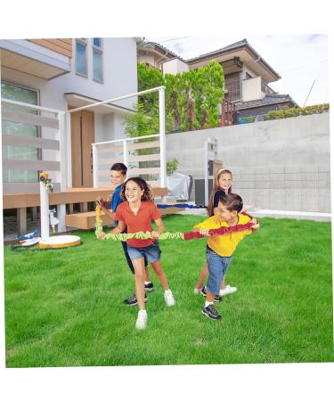 Cooperative Stretchy Band Elastic 78.74in Colorful Portable of War Rope Tear Resistant Fleece Exercise Bands for Group Games Fits 3 People Stretchy Band 300cm - Buy Online on GoSupps.com
