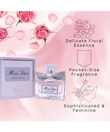 Miss Dior Blooming Bouquet by Christian Dior Womens Travel Size EDT 0.17 oz Splash 0.17 Fl Oz (Pack of 1) - Buy Online on GoSupps.com