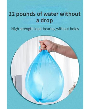 6 Rolls of Garbage Bags Disposable Plastic Point Break Flat Garbage Bags Black Suitable for Offices bedrooms Kitchens and Other Places - Buy Online on GoSupps.com