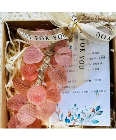  G n rique Strawberry Fruit-Shaped Soap String Soap for Sensitive Skin | Moisturizing Body Wash Decorative Hand Wash - Buy Online on GoSupps.com