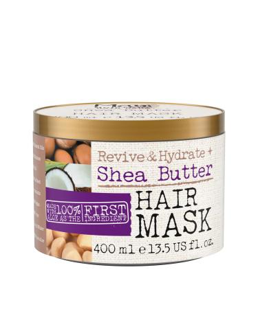 Maui Moisture Revive & Hydrate Shea Butter Hair Mask (400ml) Moisturizing Hair mask for dry damaged hair with creamy shea butter
