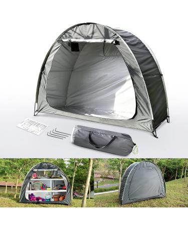 Bike Cover Storage Tent, Foldable Outdoor Bike Tent for Bikes, Garden Tools, Lawn Mover, Waterproof Storage Tent AU-94R