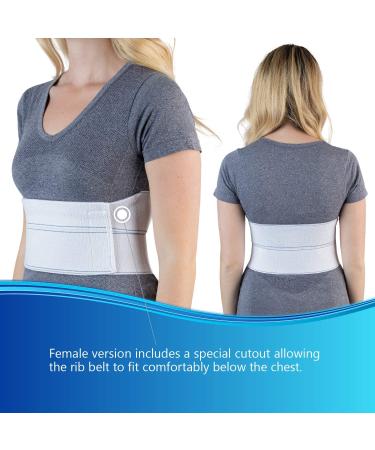 NYOrtho Elastic Rib Support Belt - Female Torso Compression Binder for Natural Healing - 30-45 Inch - Pack of 1 - Buy Online on GoSupps.com