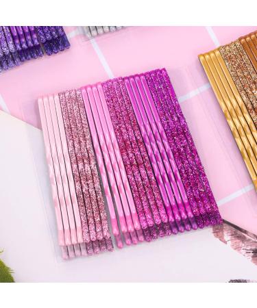 Lurrose 96Pcs Color Glitter Bobby Hairpins - Stylish Hair Clips for Girls & Women - International Shipping Available - Buy Online on GoSupps.com