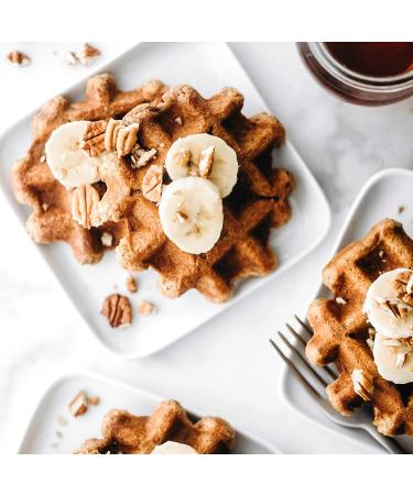 purely elizabeth Grain-Free Protein & Collagen Pancake & Waffle Mix  Chia Seeds  Flax Seeds  Gluten-Free  No Added Sugar  Non-GMO  9.98 Ounce (Pack of 3) Grain-free + Collagen - Buy Online on GoSupps.com