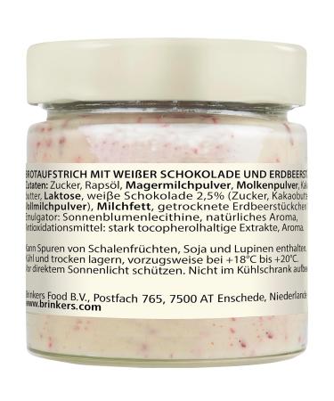 Brinkers Cream White & Strawberry 6x200g | Gluten-Free Creamy White Chocolate with Strawberry Pieces | Fruity Treats - Buy Online on GoSupps.com