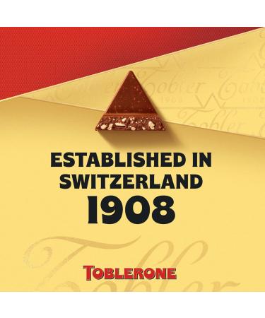 TOBLERONE Fruit and Nut Milk Chocolate Bar with Fruit Paired with Honey and Almond Nougat Christmas Chocolate Festive Stocking Stuffer Holiday Chocolate Holiday Gifts 360 g Fruit & Nut - Buy Online on GoSupps.com