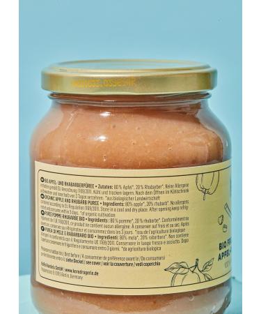 KoRo - Organic apple-rhubarb puree 6 x 360 g - Buy Online on GoSupps.com