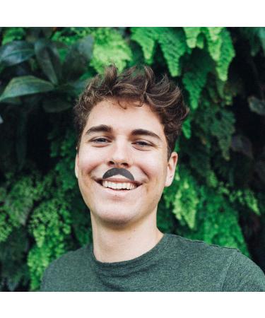 Fomiyes 30-Stick Bart Styling Mustache Stickers for Hair Removal - Painless False Mustache & Nasal Waxing for Men - Buy Online on GoSupps.com