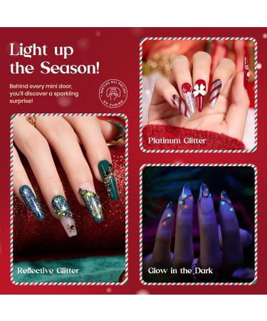 Beetles Gel Nail Polish Set - 14+3 Colors Advent Calendar 2024 | Glitter Glow in the Dark & Spring Shades - Perfect Gift for Women & Girls - Buy Online on GoSupps.com