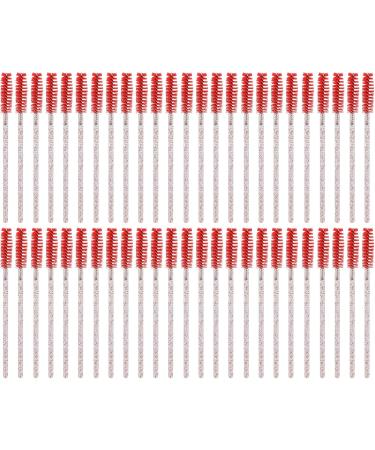 Mascara brush bar ABS material Rich hair volume Disposable eyelash brush Easy to make up Red - Buy Online on GoSupps.com