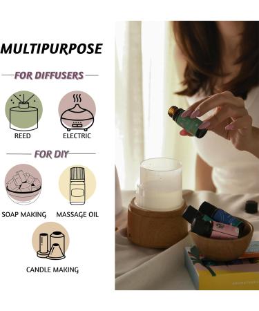 Shop Folkulture Essential Oil Set - Patchouli & Cedarwood Diffuser Oils | 6 Scents for Home Fragrance | Aromatherapy Oil Set 0.06 Fl Oz - Buy Online on GoSupps.com