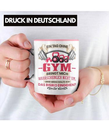 Buy Trendation Gym Mug - Perfect Fitness Gift for Fitness Enthusiasts (Pink) - International Shipping Available - Buy Online on GoSupps.com