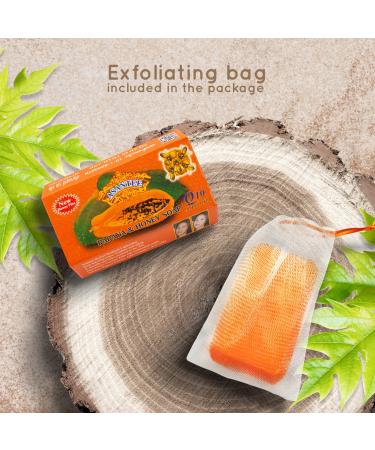Asantee Papaya and Honey Skin Whitening Facial Soap 125g - Brightens and Nourishes Skin - Buy Online on GoSupps.com