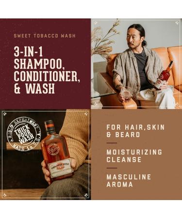 Man Made Wash - Sweet Tobacco by 18.21 Man Made for Men - 3.4 oz 3-In-1 Shampoo Conditioner and Body Wash - Buy Online on GoSupps.com