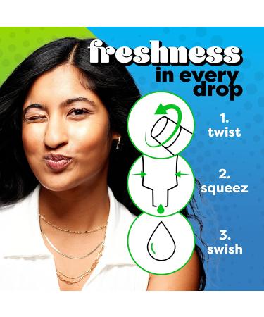 Scope Squeez Mouthwash Concentrate - Original Mint Flavor | 50mL Bottle | Control Strength | Equal to 1L Outlast *vs 1L - Buy Online on GoSupps.com