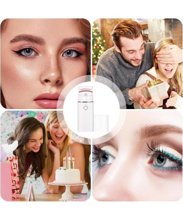 Electric Eyelash Curler ABS Portable Eyelash Curler Rechargeable Natural Curling Lash Curler Heating Eyelash Curler Pad for Long Lasting Eyelash Curling - Buy Online on GoSupps.com