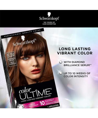 Schwarzkopf Color Ultime 5.24 Cinnamon Brown Hair Color Cream - Permanent Formula - Buy Online on GoSupps.com
