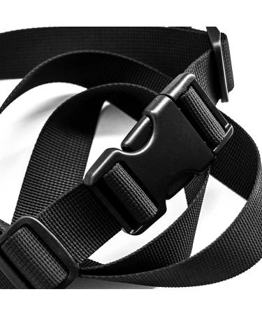 Buckles Straps Set of 1 inch: 10 pcs Quick Side Release Plastic Buckle Dual Adjustable + 12 Yard Black Nylon Webbing Strap Band + 20 pcs Tri-glide Slide Clip  No Sewing Required Heavy Duty Durable 1 inch 31 - Buy Online on GoSupps.com