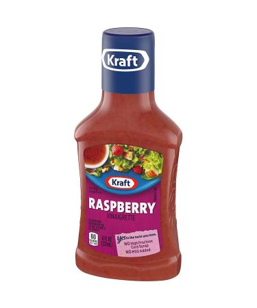 Kraft Raspberry Vinaigrette with Poppy Seeds Dressing 8 fl oz - Delicious Salad Dressing - Buy Online on GoSupps.com