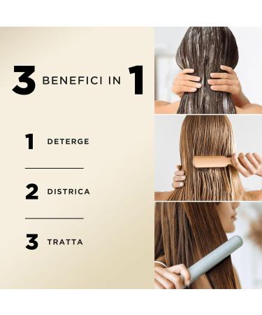  Pantene Pantene 3 in 1 Smooth Silk Effect Shampoo for Crepes and Mattes with Active Nutri-Plex 6 x 250 ml - Buy Online on GoSupps.com