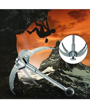 Latinaric Stainless Steel Grappling Hook - 4 Claws for Mountaineering Hiking & Survival | Durable & Reliable International Shipping - Buy Online on GoSupps.com
