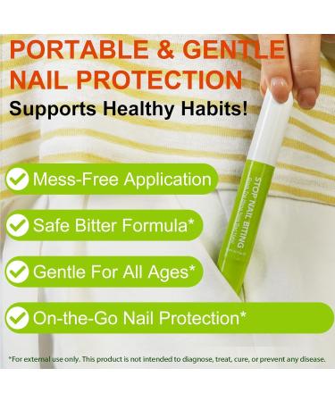Liquid To Stop Nail Biting Stop Nail Biting Kids 7 Ml Stop Finger Biting Habits Prevention Pen Lightweight And Fast Absorption 7ml For Youth Adults Teenagers Bitter Toddler - Buy Online on GoSupps.com
