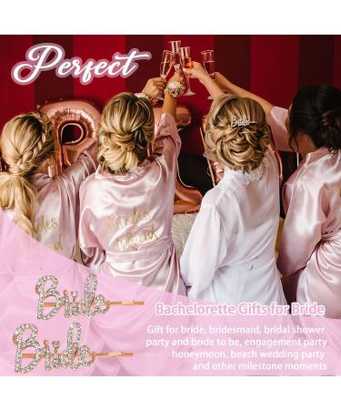 Bride Hair Clips Set - Bachelorette Party Accessories and Gifts - Buy Online on GoSupps.com