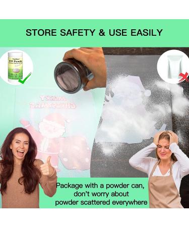 DTF Transfer Powder Kit | 20oz White DTF Powder Can | Hot Melt Adhesive PreTreat Powder for DTF Printers | Ideal for T-Shirts, Cotton, Jeans, Polyester, Nylon - Buy Online on GoSupps.com