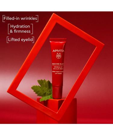 Apivita Beevine Elixir Wrinkle Lift Eye & Lip Cream - Advanced Anti-Aging Collagen Boost Polyphenols & Goji Berry - 0.51 oz - Shop Internationally - Buy Online on GoSupps.com
