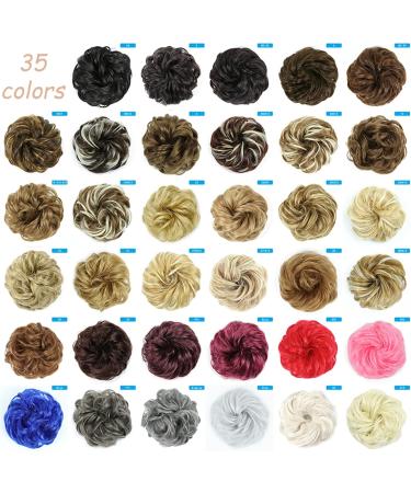 Hair Scrunchies Hair Bun Synthetic Messy Bun Donut Bun Ponytail Hair Extensions Hair Bun with Elastic Rubber Band Hair Bun for Women Women Hair Bun (Color : 30) - Buy Online on GoSupps.com