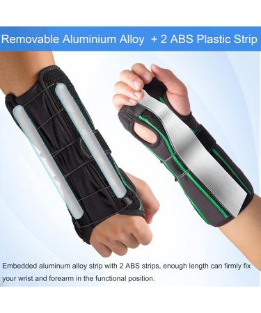 Buy Reversible Wrist & Forearm Support Splint Brace for Carpal Tunnel - 10.6 Inch Night Support Freesize Immobilizer for Right & Left Arms - Buy Online on GoSupps.com