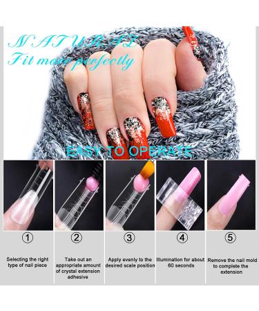 VNJAOI 120 Polical Breation Gel - Dual Nail Shapes for Perfect Nail Extensions | Coffin Nail Builder for DIY & Salon Gel Manicure - Buy Online on GoSupps.com
