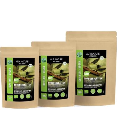 Dried organic bay leaves (100g) organic cut bay leaves bay leaves from controlled organic farming laboratory tested 100% - Buy Online on GoSupps.com