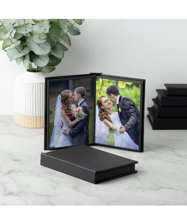 5" x 7" Black Leather Self-Stick Photo Album - Buy Online on GoSupps.com
