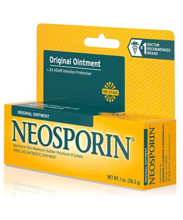 Neosporin Original Ointment 1 oz - Fast-Acting First Aid Treatment - Buy Online on GoSupps.com