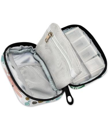 7-Day Axolotl Pill Organizer Case Portable Travel Vitamin & Medicine Holder with Zipper | Perfect Weekly Supplement Box - Buy Online on GoSupps.com