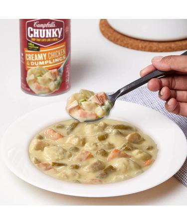 Campbell's Chunky Creamy Chicken & Dumplings Soup 18.8 oz Can (12 Pack) - Buy Online on GoSupps.com