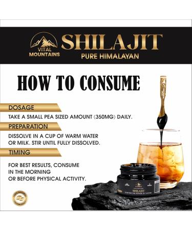 Pure Himalayan Shilajit Resin for Men and Women Rich in Fulvic Acid with 85+ Trace Minerals for Strength Energy Stamina Muscle Building & Vitality - Pure and Organic Shilajit Resin - Buy Online on GoSupps.com