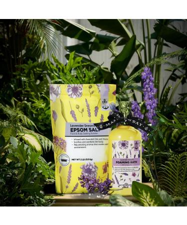 2lb Epsom Salt Bubble Bath for Women - Lavender & Eucalyptus Mint Scented Spa Gift Set - Buy Online on GoSupps.com