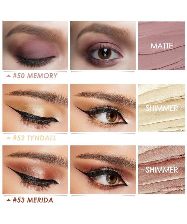 FOCALLURE 3 Pcs Cream Eyeshadow Stick Set - High Pigmented, Waterproof & Long Lasting Eye Shadow Crayon - Burning Sky - Buy Online on GoSupps.com