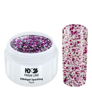 Prime Line - Uv Led Gel Flash Glitter Glimmer Mix Nail Art - Made in Germany - 5ml
