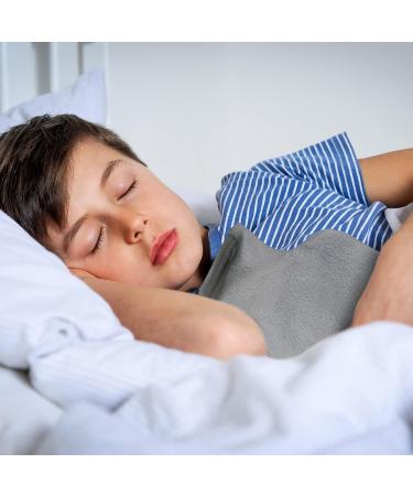 Relaxdays Fluffy Hot Water Bottle - 1.5L Cuddly & Odourless Natural Rubber - Grey/Red Cover for Ultimate Comfort - Ideal for International Shipping - Buy Online on GoSupps.com