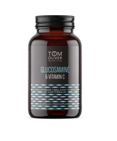 Tom Oliver Nutrition - Glucosamine & Vitamin C (60 Capsules) 1 a Day Formula