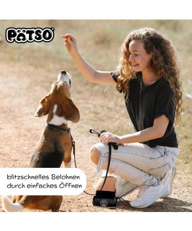 P tso Dog Food Bag | Dummy Retrieving Toy & Training Bag for Dogs | Black Treats Dummy - Buy Online on GoSupps.com