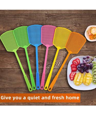 Kensizer 6-Pack Heavy Duty Plastic Fly Swatters - Multi Pack Matamoscas for Indoor and Outdoor Use - Buy Online on GoSupps.com