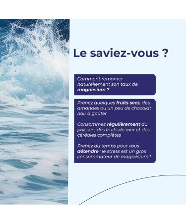 Oligocean Aquamag Marine Magnesium Vitamin B3 B5 B2 B6 and B8 - Reduce Fatigue - Made in France - 80 Capsules - Buy Online on GoSupps.com