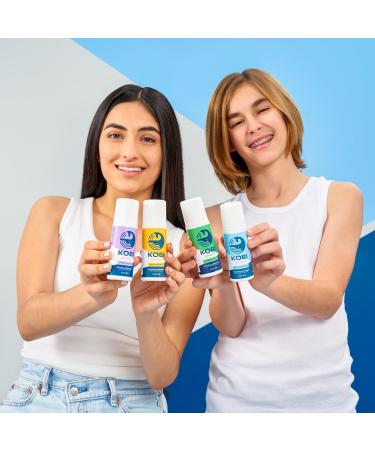 Kobi Deodorant for Teens Kids Boys Girls - Natural Aluminum-Free Hypoallergenic Sport Strength - Mega Variety 4-Pack 3 Fl Oz (Pack of 4) Mega Variety Pack - Buy Online on GoSupps.com