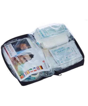 LEINA-WERKE REF 17010 Motorcycle First Aid Kit - DIN 13167 Contents - Black | Premium Emergency Kit for Riders - Buy Online on GoSupps.com