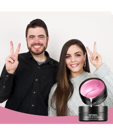 Collagen Under Eye Mask Retinol Anti-aging Under Eye Patches for Reduce Dark Circles Puffy Eyes Under Eye Bags Wrinkles Collagen Eye Gel Pads Beauty Self Care Gifts for Women Collagen Retinol - Buy Online on GoSupps.com